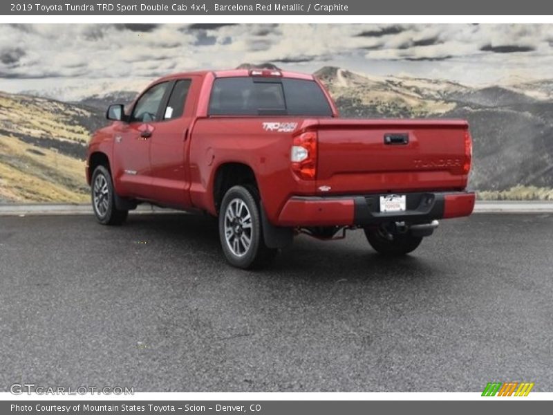 Barcelona Red Metallic / Graphite 2019 Toyota Tundra TRD Sport Double Cab 4x4