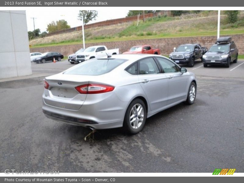 Ingot Silver Metallic / Charcoal Black 2013 Ford Fusion SE