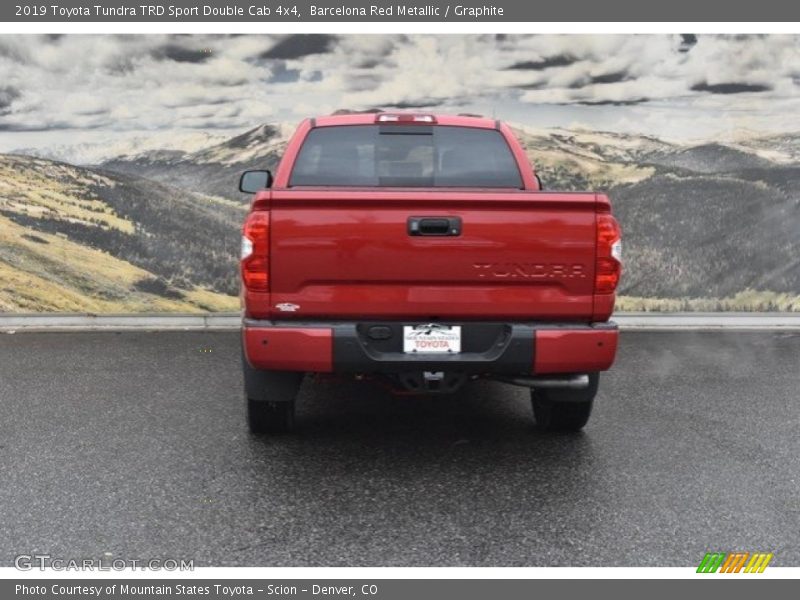 Barcelona Red Metallic / Graphite 2019 Toyota Tundra TRD Sport Double Cab 4x4