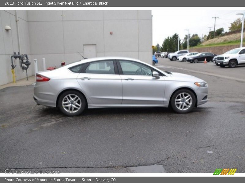 Ingot Silver Metallic / Charcoal Black 2013 Ford Fusion SE