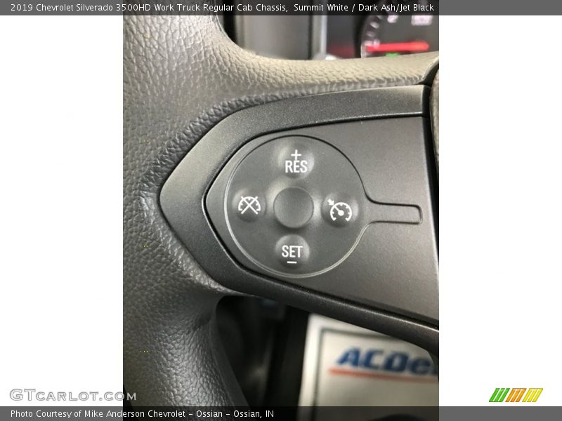  2019 Silverado 3500HD Work Truck Regular Cab Chassis Steering Wheel