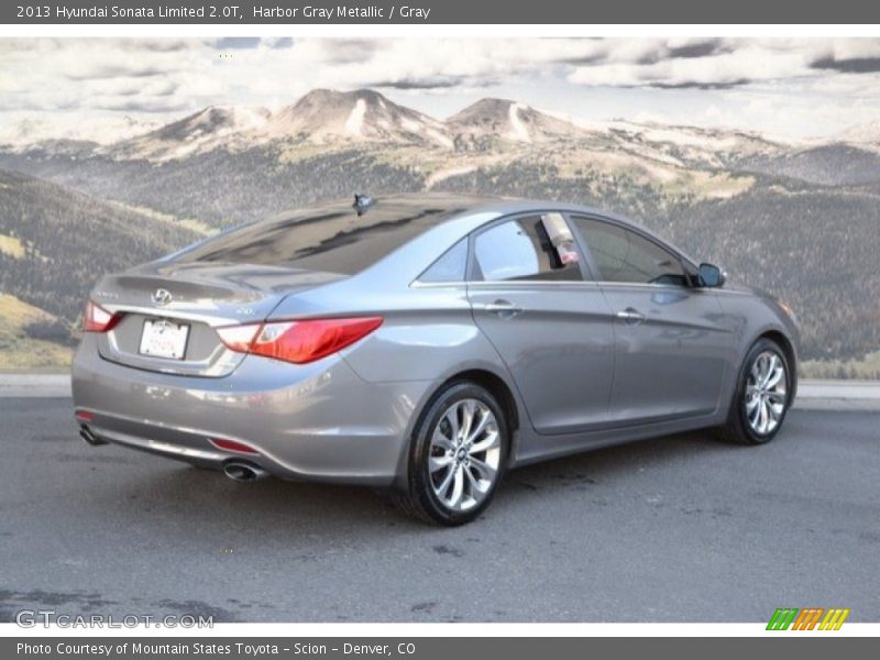 Harbor Gray Metallic / Gray 2013 Hyundai Sonata Limited 2.0T