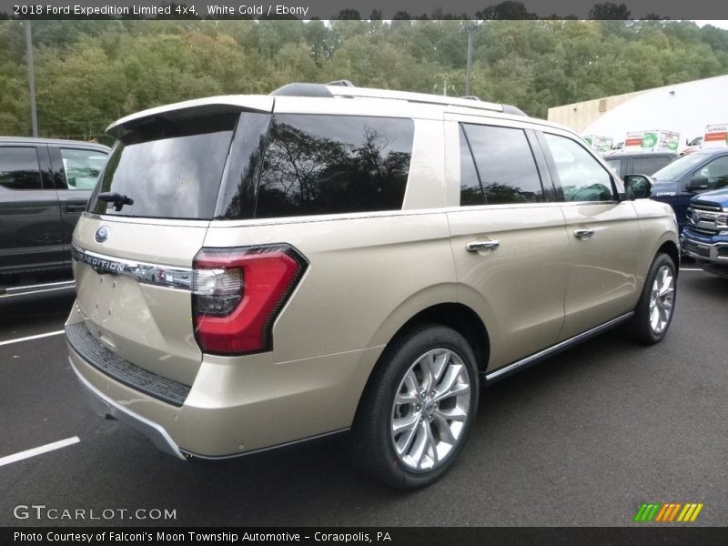 White Gold / Ebony 2018 Ford Expedition Limited 4x4