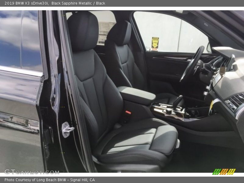 Black Sapphire Metallic / Black 2019 BMW X3 sDrive30i