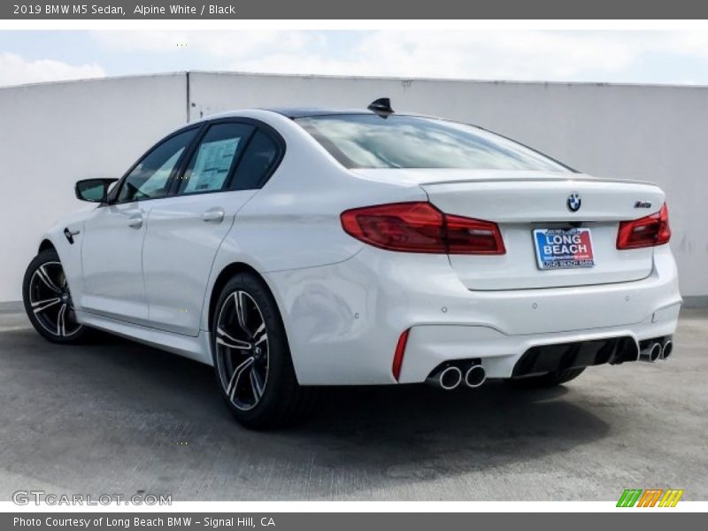 Alpine White / Black 2019 BMW M5 Sedan