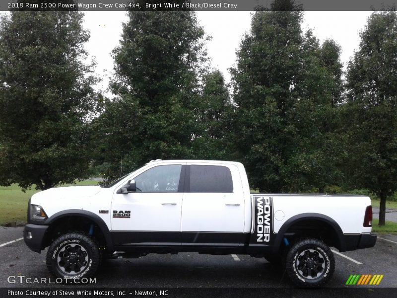 Bright White / Black/Diesel Gray 2018 Ram 2500 Power Wagon Crew Cab 4x4