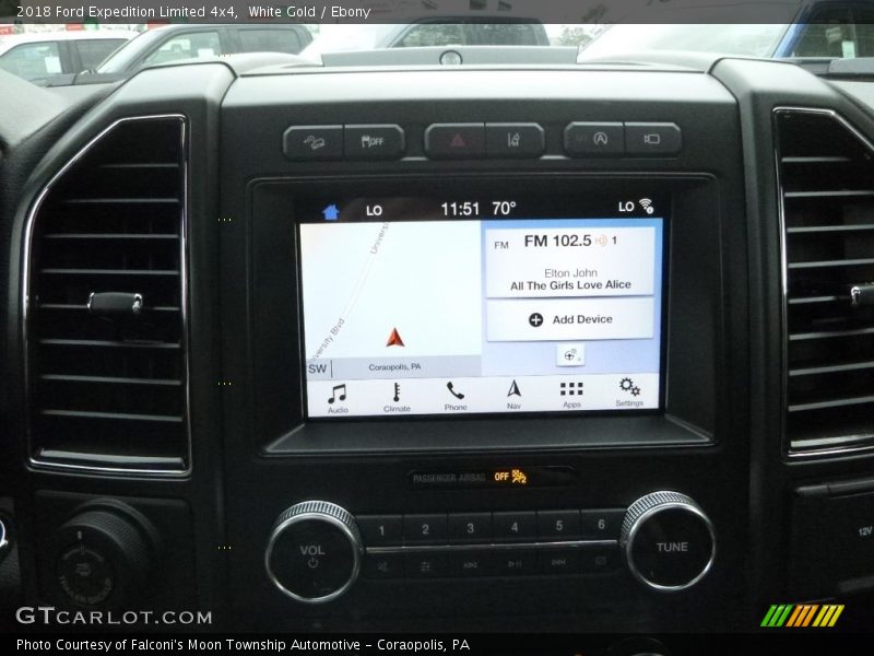 Navigation of 2018 Expedition Limited 4x4
