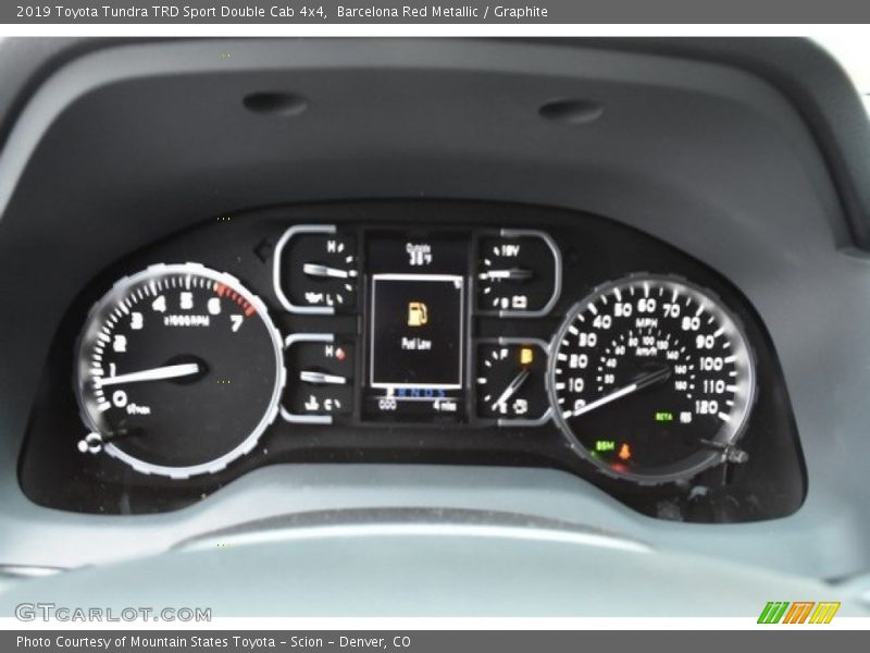 Barcelona Red Metallic / Graphite 2019 Toyota Tundra TRD Sport Double Cab 4x4