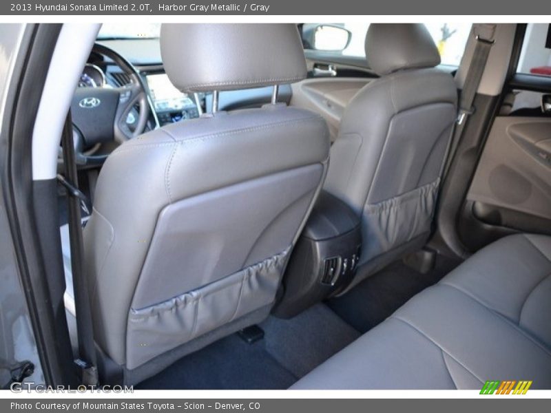 Harbor Gray Metallic / Gray 2013 Hyundai Sonata Limited 2.0T