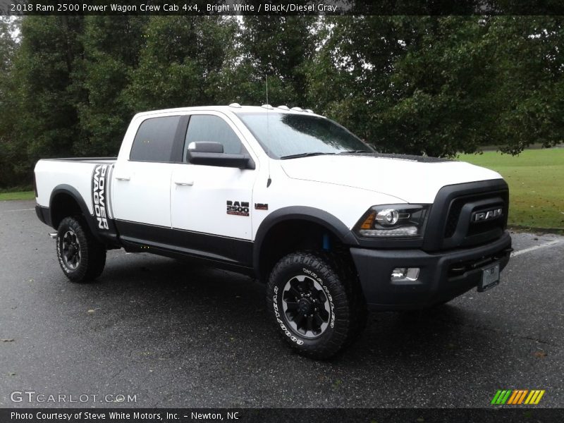Bright White / Black/Diesel Gray 2018 Ram 2500 Power Wagon Crew Cab 4x4
