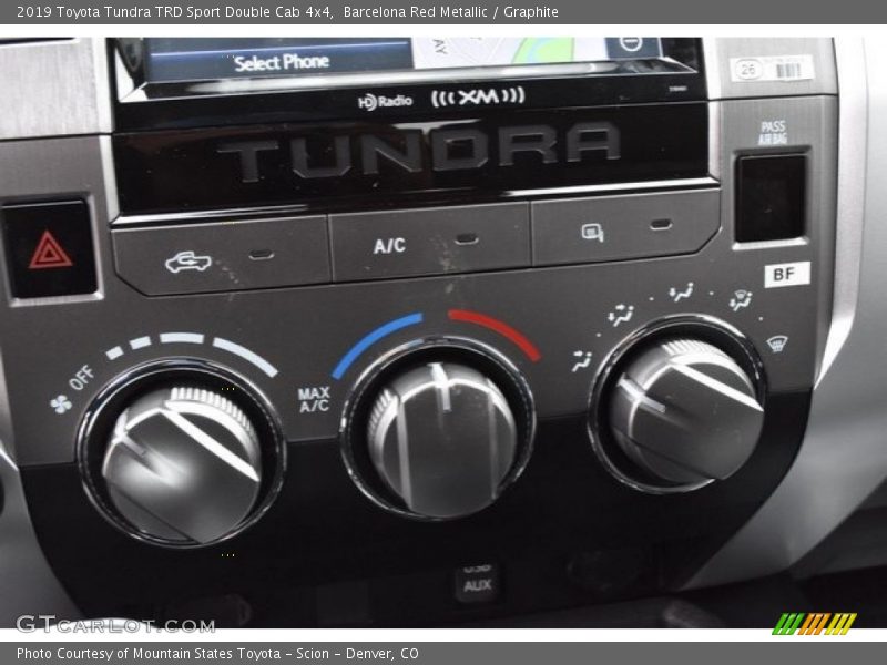 Barcelona Red Metallic / Graphite 2019 Toyota Tundra TRD Sport Double Cab 4x4