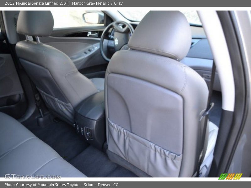 Harbor Gray Metallic / Gray 2013 Hyundai Sonata Limited 2.0T