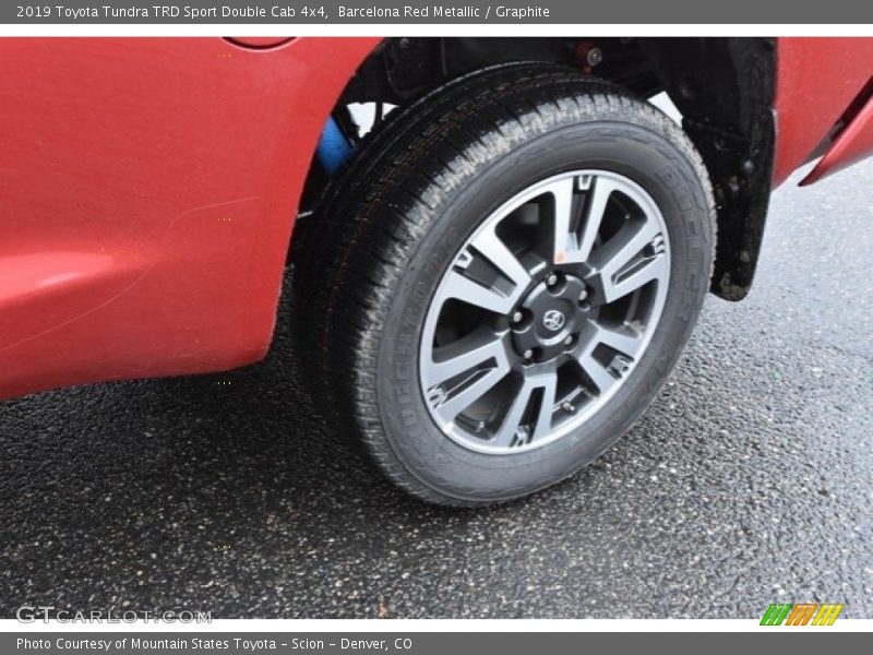 Barcelona Red Metallic / Graphite 2019 Toyota Tundra TRD Sport Double Cab 4x4