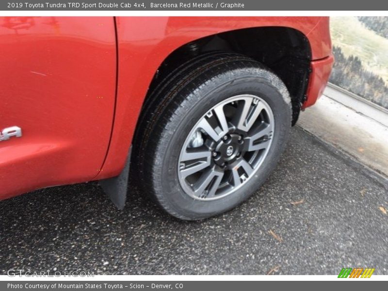 Barcelona Red Metallic / Graphite 2019 Toyota Tundra TRD Sport Double Cab 4x4