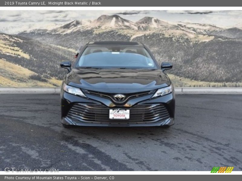 Midnight Black Metallic / Black 2019 Toyota Camry LE