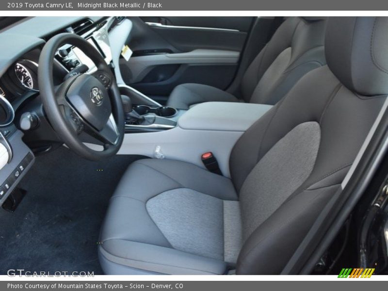 Midnight Black Metallic / Black 2019 Toyota Camry LE