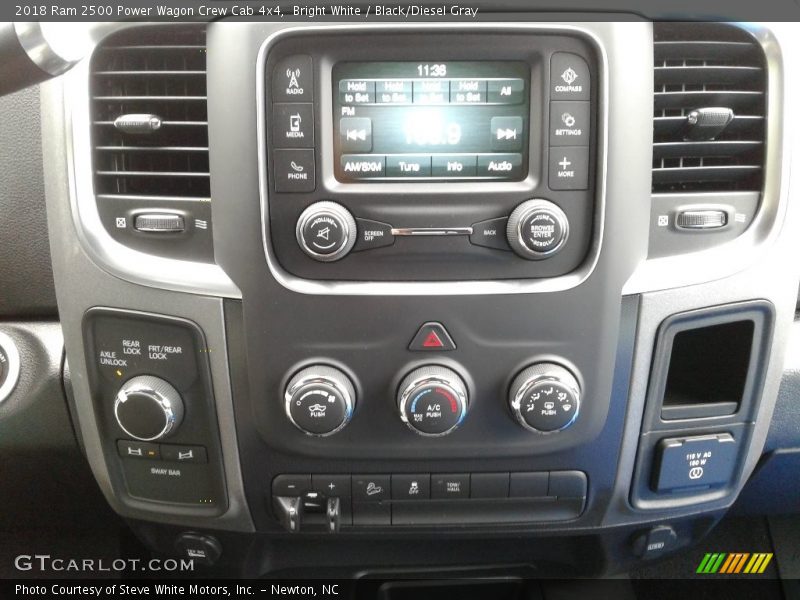 Bright White / Black/Diesel Gray 2018 Ram 2500 Power Wagon Crew Cab 4x4