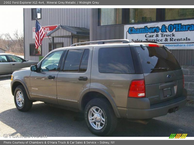 Mineral Grey Metallic / Midnight Grey 2002 Ford Explorer XLS 4x4