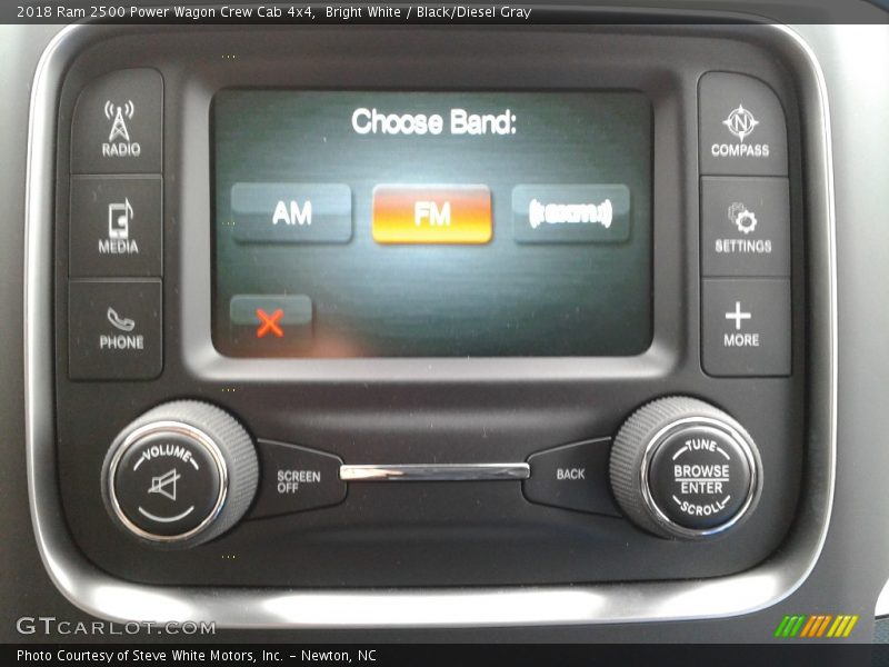 Bright White / Black/Diesel Gray 2018 Ram 2500 Power Wagon Crew Cab 4x4