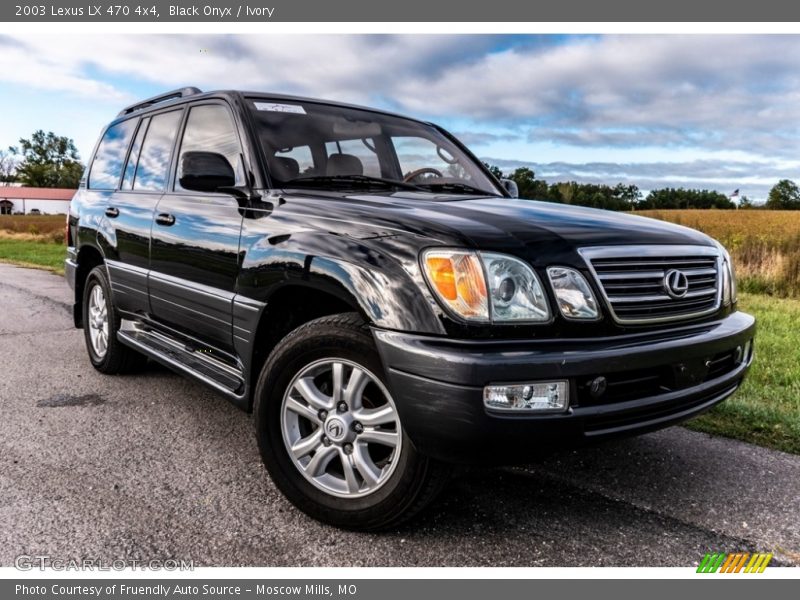 Black Onyx / Ivory 2003 Lexus LX 470 4x4