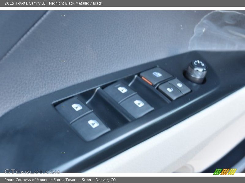 Midnight Black Metallic / Black 2019 Toyota Camry LE