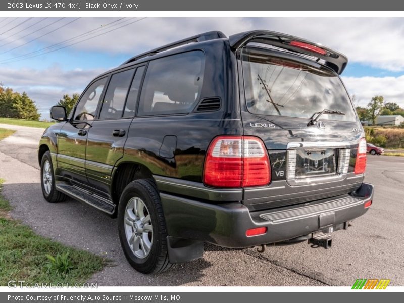 Black Onyx / Ivory 2003 Lexus LX 470 4x4