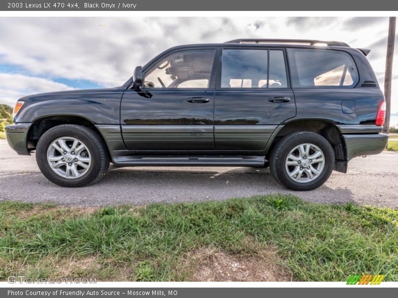 Black Onyx / Ivory 2003 Lexus LX 470 4x4