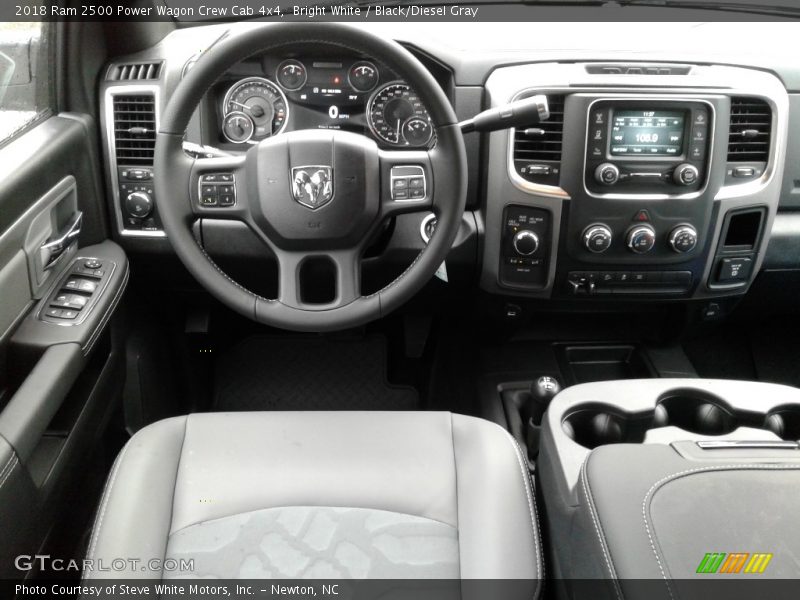 Bright White / Black/Diesel Gray 2018 Ram 2500 Power Wagon Crew Cab 4x4