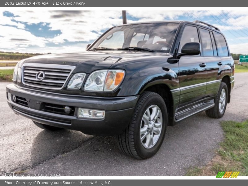 Black Onyx / Ivory 2003 Lexus LX 470 4x4