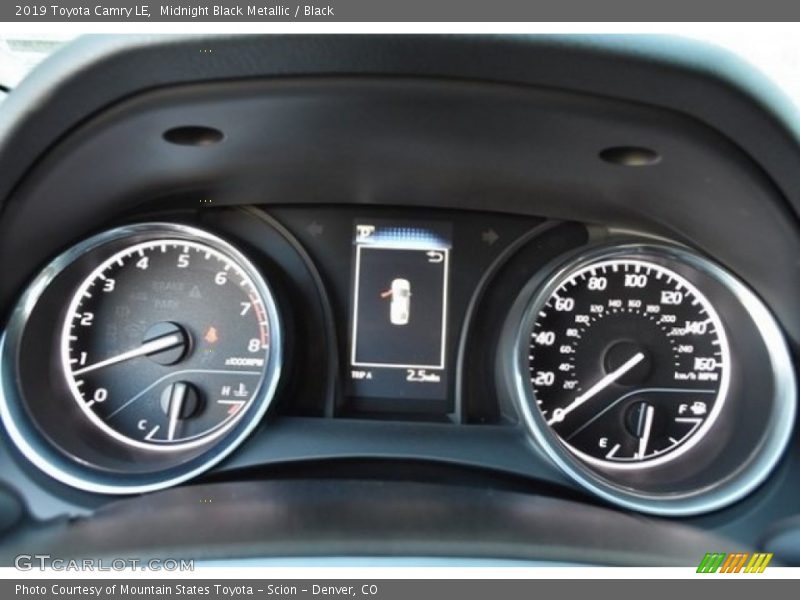 Midnight Black Metallic / Black 2019 Toyota Camry LE