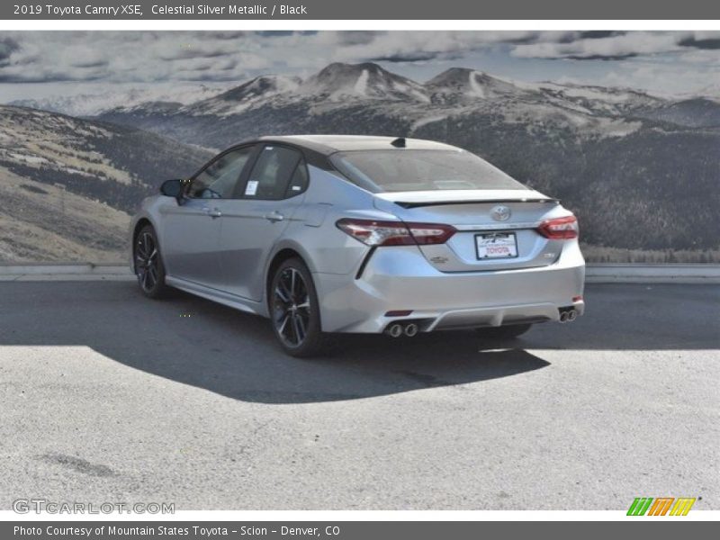 Celestial Silver Metallic / Black 2019 Toyota Camry XSE