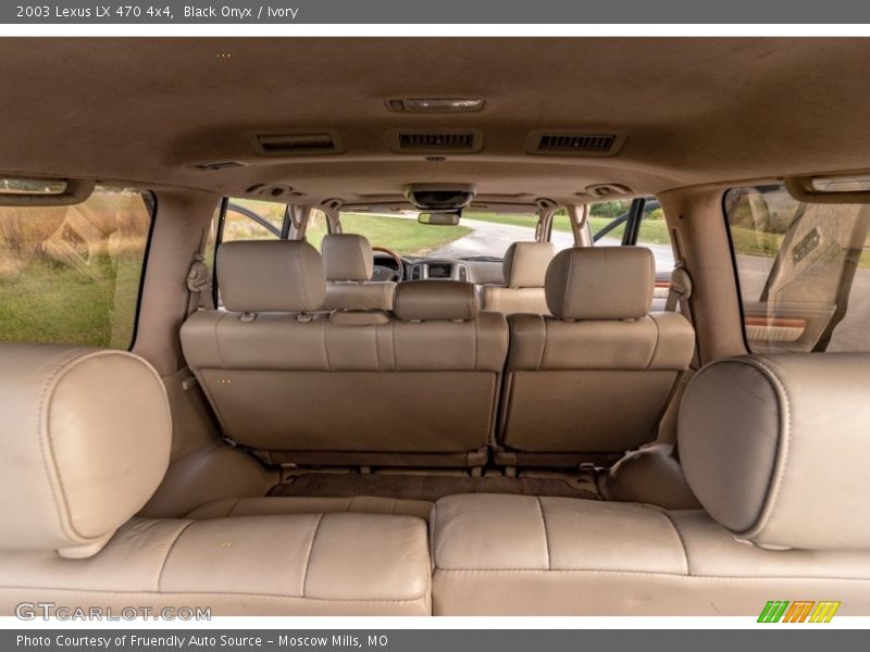 Black Onyx / Ivory 2003 Lexus LX 470 4x4