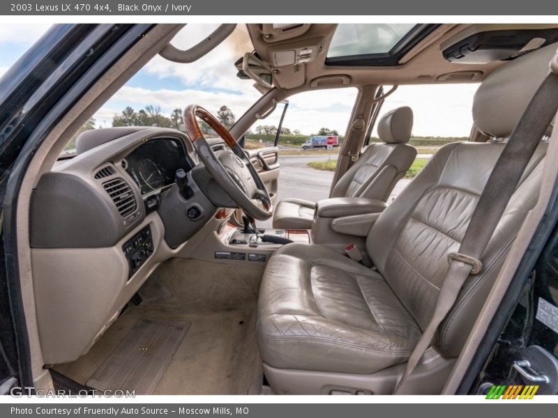 Black Onyx / Ivory 2003 Lexus LX 470 4x4