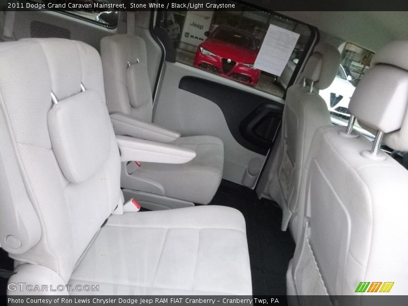 Stone White / Black/Light Graystone 2011 Dodge Grand Caravan Mainstreet