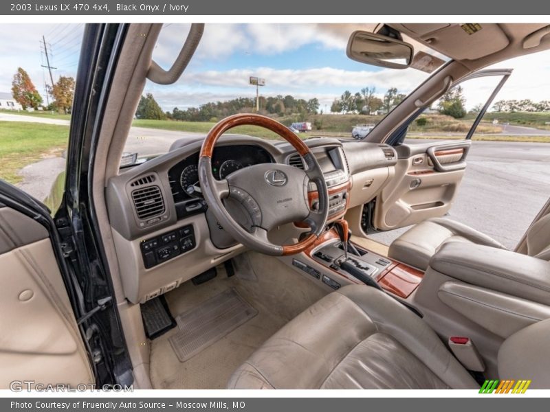 Black Onyx / Ivory 2003 Lexus LX 470 4x4