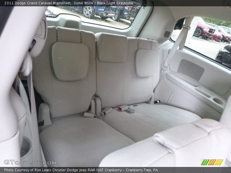 Stone White / Black/Light Graystone 2011 Dodge Grand Caravan Mainstreet