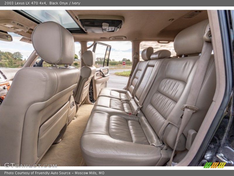 Black Onyx / Ivory 2003 Lexus LX 470 4x4