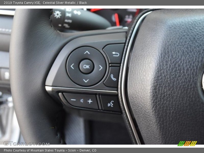 Celestial Silver Metallic / Black 2019 Toyota Camry XSE