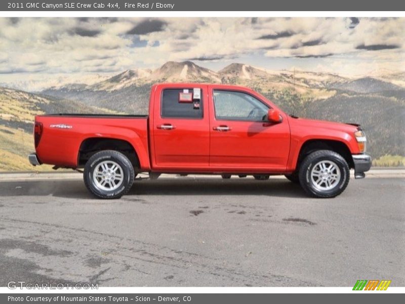 Fire Red / Ebony 2011 GMC Canyon SLE Crew Cab 4x4
