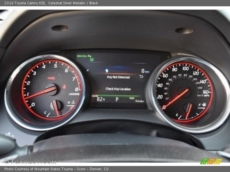 Celestial Silver Metallic / Black 2019 Toyota Camry XSE