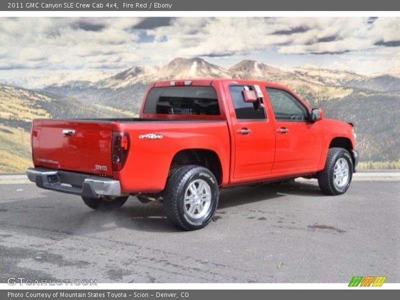 Fire Red / Ebony 2011 GMC Canyon SLE Crew Cab 4x4