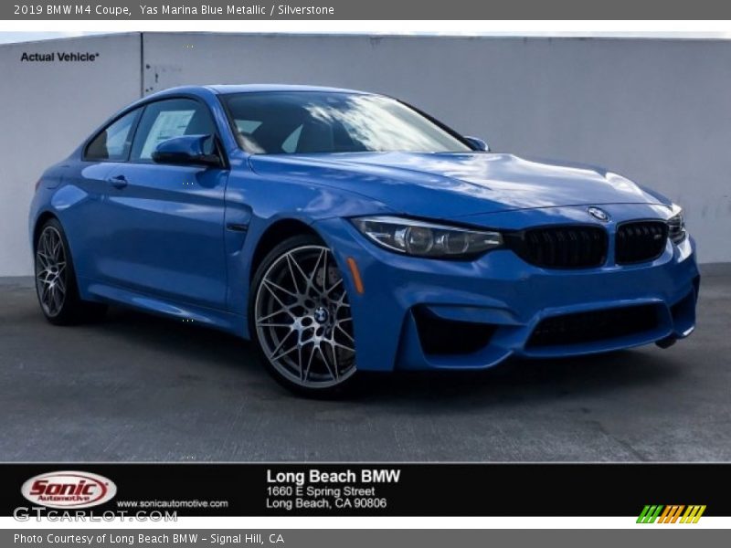 Yas Marina Blue Metallic / Silverstone 2019 BMW M4 Coupe