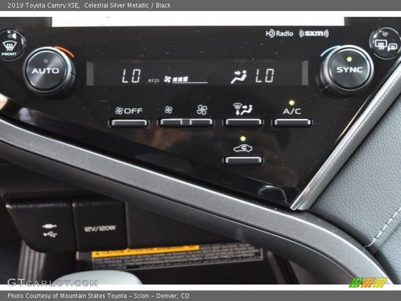 Celestial Silver Metallic / Black 2019 Toyota Camry XSE