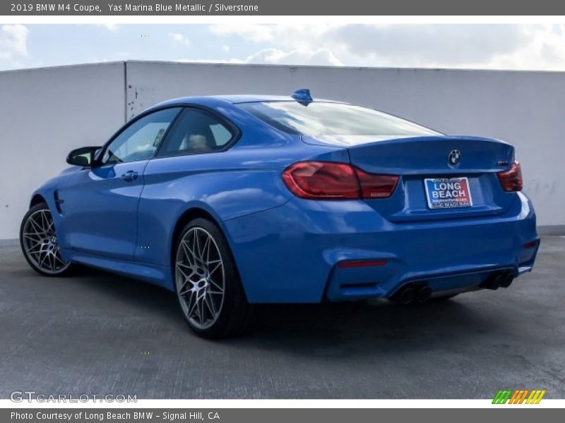 Yas Marina Blue Metallic / Silverstone 2019 BMW M4 Coupe