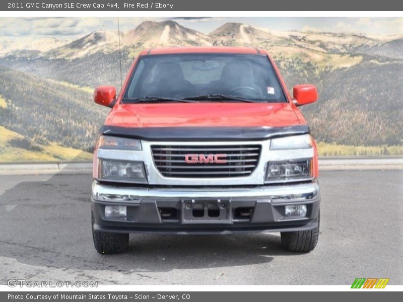 Fire Red / Ebony 2011 GMC Canyon SLE Crew Cab 4x4