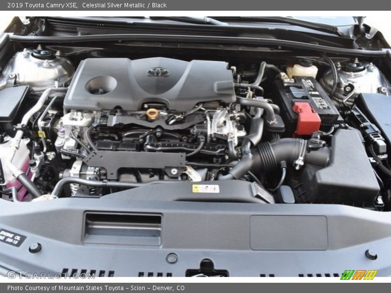 Celestial Silver Metallic / Black 2019 Toyota Camry XSE