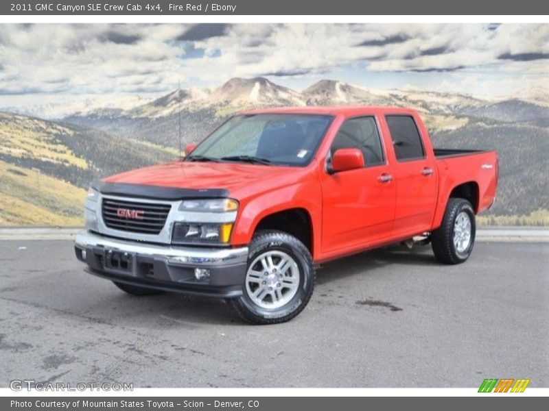 Fire Red / Ebony 2011 GMC Canyon SLE Crew Cab 4x4