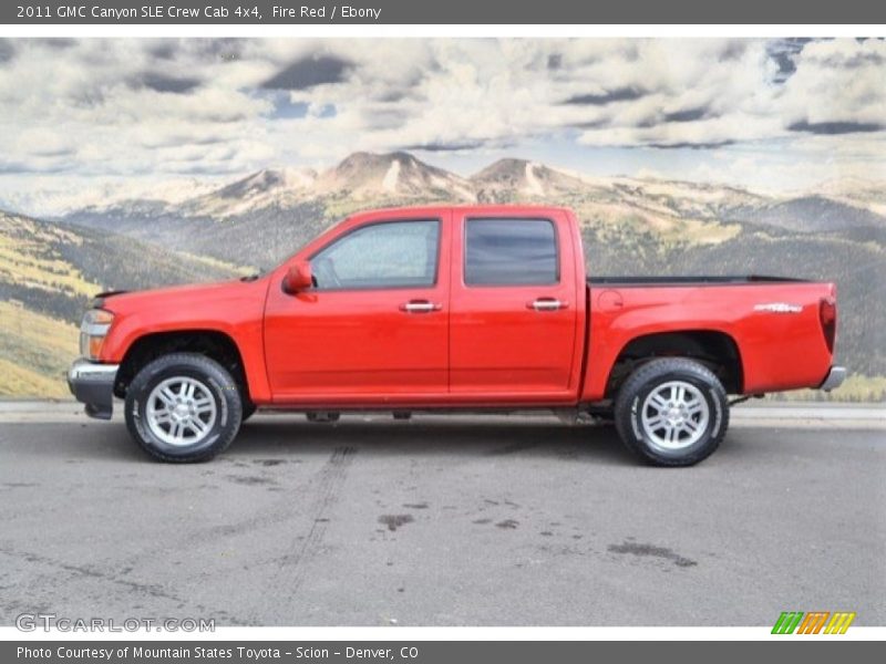 Fire Red / Ebony 2011 GMC Canyon SLE Crew Cab 4x4