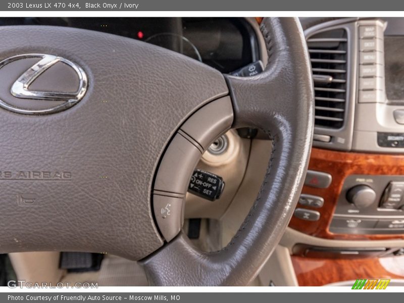 Black Onyx / Ivory 2003 Lexus LX 470 4x4