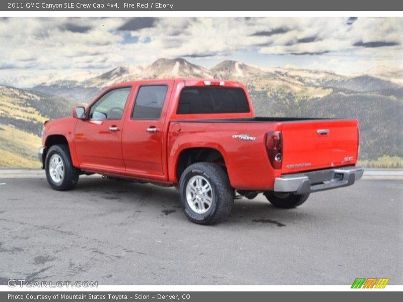 Fire Red / Ebony 2011 GMC Canyon SLE Crew Cab 4x4